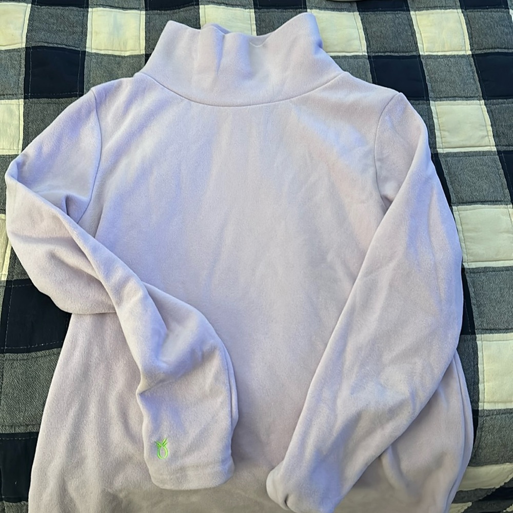 Dudley Stephens lavendar fleece size small greenpoint.
